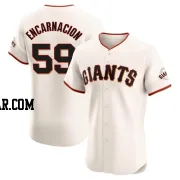 Jerar Encarnacion Men's San Francisco Giants Cream Elite Home Jersey