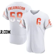 Jerar Encarnacion Men's San Francisco Giants White Authentic 2021 City Connect Jersey