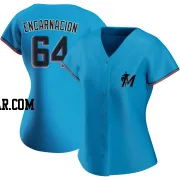 Jerar Encarnacion Women's Miami Marlins Blue Authentic Alternate Jersey