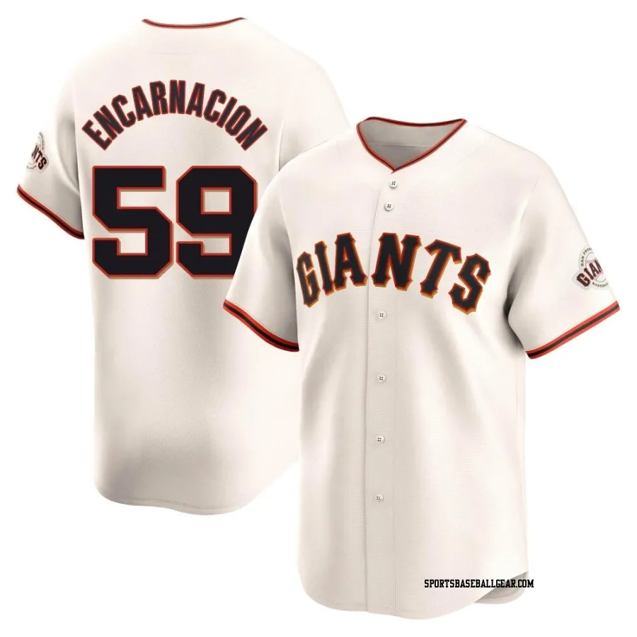 Jerar Encarnacion Youth San Francisco Giants Cream Limited Home Jersey