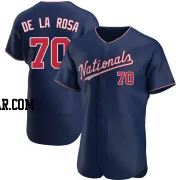 Jeremy De La Rosa Men's Washington Nationals Navy Authentic Alternate Jersey