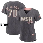 Jeremy De La Rosa Women's Washington Nationals Gray Authentic 2022 City Connect Jersey