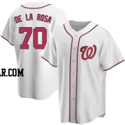 Jeremy De La Rosa Youth Washington Nationals White Replica Home Jersey