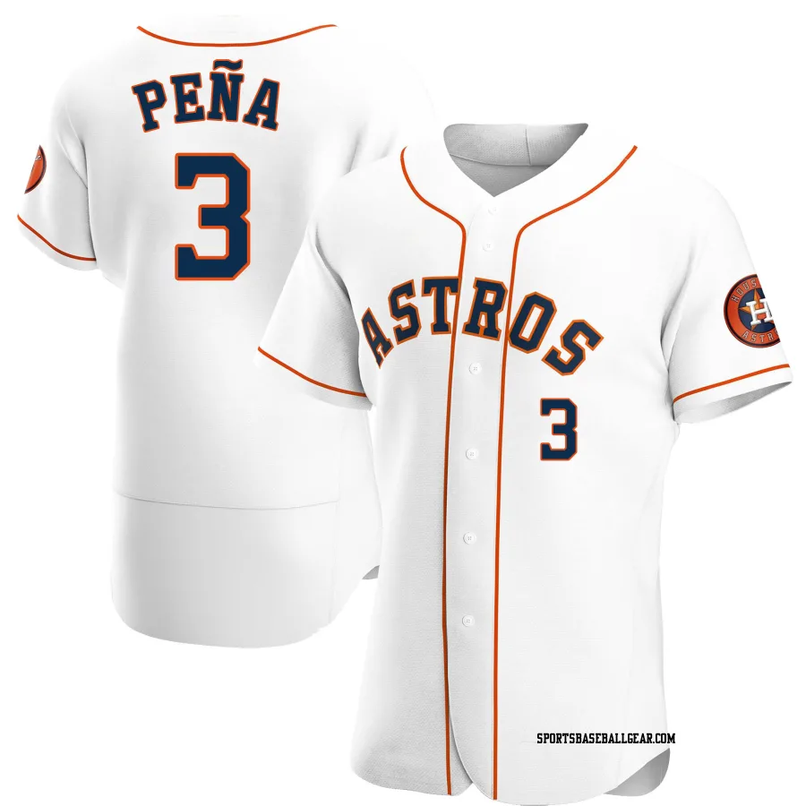 Jeremy Pena Men's Houston Astros White Authentic Home Jersey