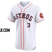 Jeremy Pena Men's Houston Astros White Elite Home Jersey