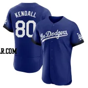 Jeren Kendall Men's Los Angeles Dodgers Royal Authentic 2021 City Connect Jersey