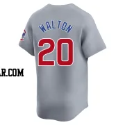 Jerome Walton Men's Chicago Cubs Gray Limited Road Jersey