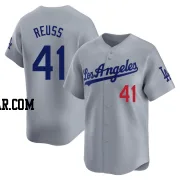 Jerry Reuss Men's Los Angeles Dodgers Gray Limited Away Jersey