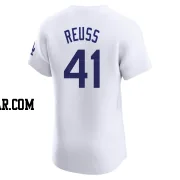 Jerry Reuss Men's Los Angeles Dodgers White Elite Home Jersey