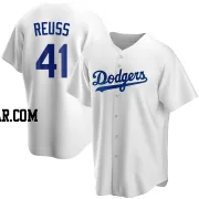 Jerry Reuss Men's Los Angeles Dodgers White Replica Home Jersey