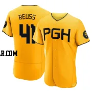 Jerry Reuss Men's Pittsburgh Pirates Gold Authentic 2023 City Connect Jersey