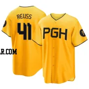 Jerry Reuss Men's Pittsburgh Pirates Gold Replica 2023 City Connect Jersey