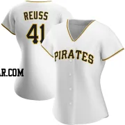 Jerry Reuss Women's Pittsburgh Pirates White Replica Home Jersey