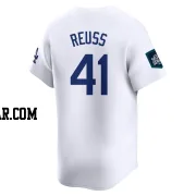 Jerry Reuss Youth Los Angeles Dodgers White Limited 2024 World Tour Seoul Series Home Jersey