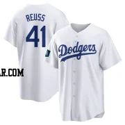 Jerry Reuss Youth Los Angeles Dodgers White Replica 2024 World Tour Seoul Series Home Jersey