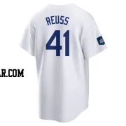 Jerry Reuss Youth Los Angeles Dodgers White Replica 2024 World Tour Seoul Series Home Jersey