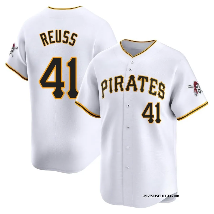 Jerry Reuss Youth Pittsburgh Pirates White Limited Home Jersey