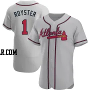 Jerry Royster Men's Atlanta Braves Gray Authentic Road Jersey