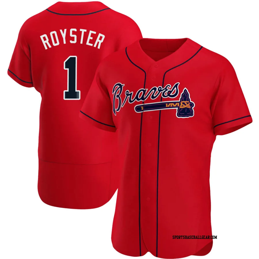 Jerry Royster Men's Atlanta Braves Red Authentic Alternate Jersey