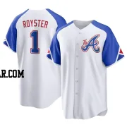 Jerry Royster Men's Atlanta Braves White Replica 2023 City Connect Jersey