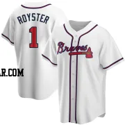 Jerry Royster Men's Atlanta Braves White Replica Home Jersey