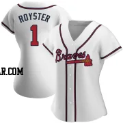 Jerry Royster Women's Atlanta Braves White Authentic Home Jersey