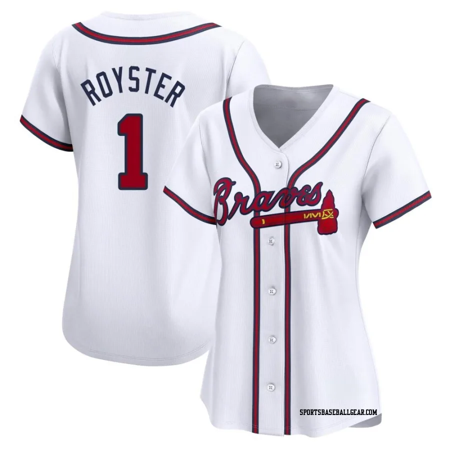 Jerry Royster Women's Atlanta Braves White Limited Home Jersey