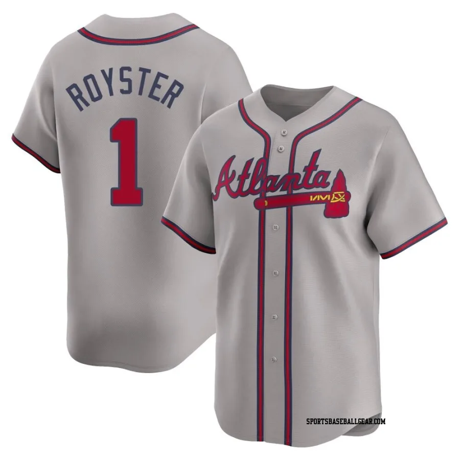 Jerry Royster Youth Atlanta Braves Gray Limited Away Jersey