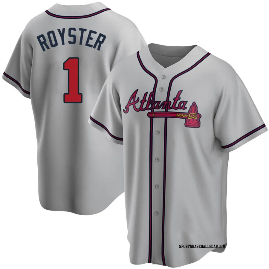 Jerry Royster Youth Atlanta Braves Gray Replica Road Jersey