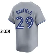 Jesse Barfield Men's Toronto Blue Jays Gray Limited Away Jersey