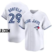 Jesse Barfield Men's Toronto Blue Jays White Limited Home Jersey