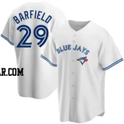 Jesse Barfield Men's Toronto Blue Jays White Replica Home Jersey