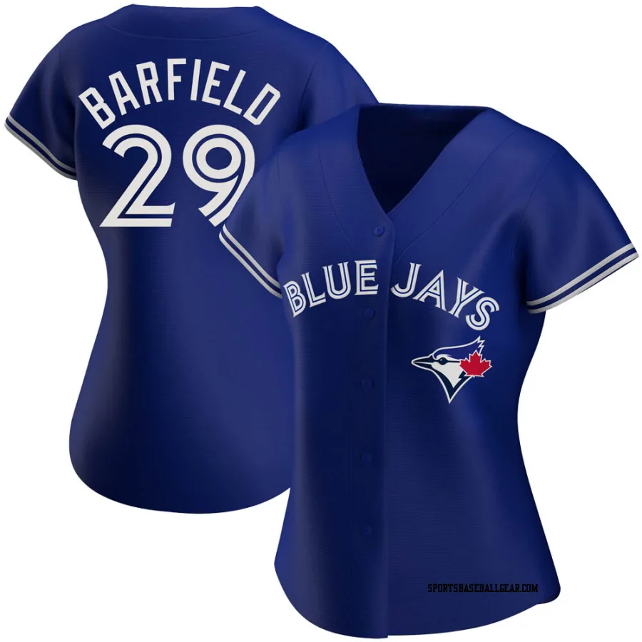 Jesse Barfield Women's Toronto Blue Jays Royal Replica Alternate Jersey