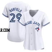 Jesse Barfield Women's Toronto Blue Jays White Limited Home Jersey