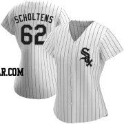 Jesse Scholtens Women's Chicago White Sox White Authentic Home Jersey