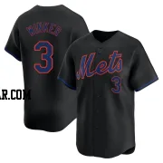 Jesse Winker Men's New York Mets Black Limited Alternate Jersey