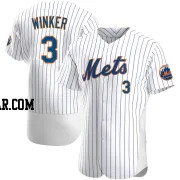 Jesse Winker Men's New York Mets White Authentic Home Jersey