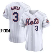 Jesse Winker Men's New York Mets White Elite Home Jersey