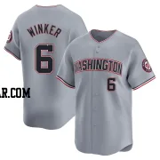 Jesse Winker Men's Washington Nationals Gray Limited Road Jersey