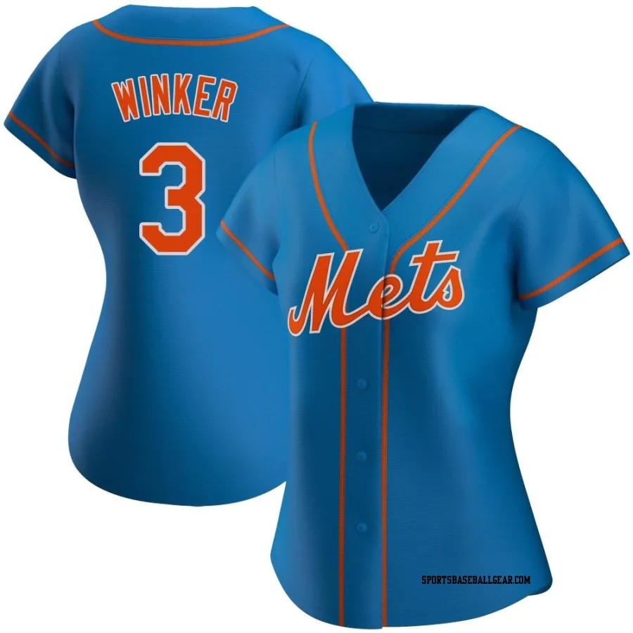 Jesse Winker Women's New York Mets Royal Authentic Alternate Jersey