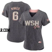 Jesse Winker Women's Washington Nationals Gray Replica 2022 City Connect Jersey