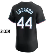 Jesus Luzardo Men's Miami Marlins Black Elite Alternate Vapor Premier Jersey