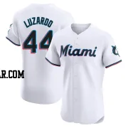 Jesus Luzardo Men's Miami Marlins White Elite Home Jersey