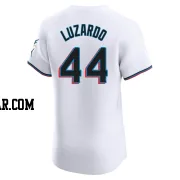 Jesus Luzardo Men's Miami Marlins White Elite Home Jersey