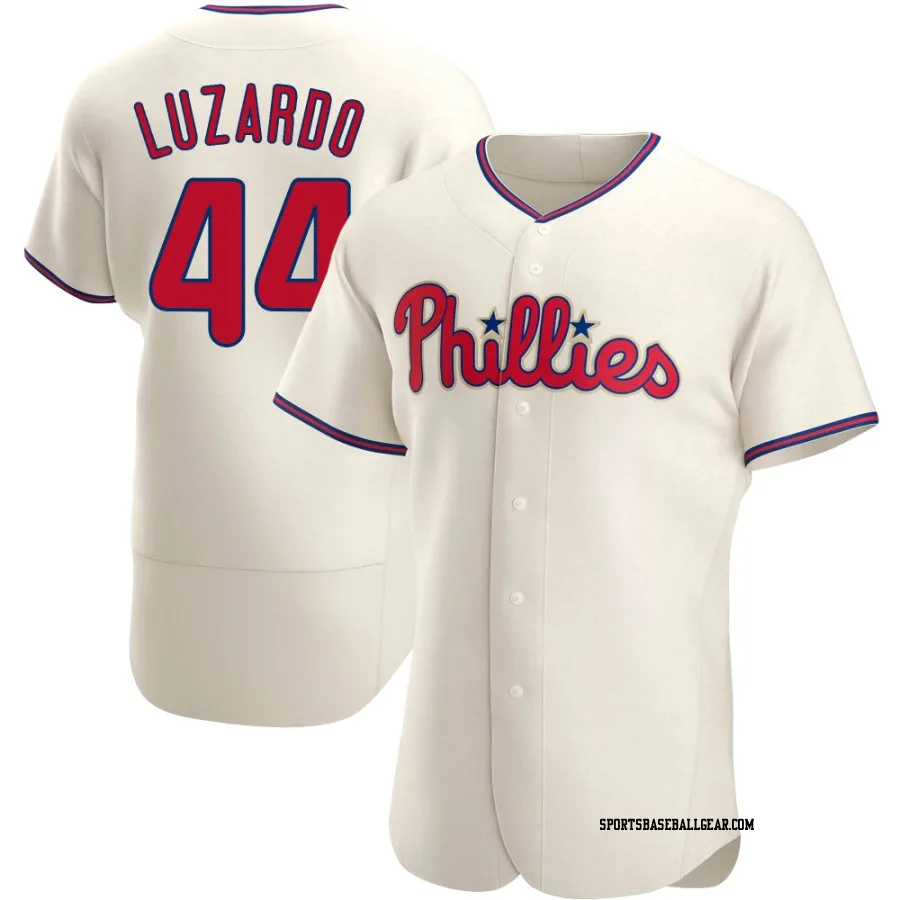 Jesus Luzardo Men's Philadelphia Phillies Cream Authentic Alternate Jersey