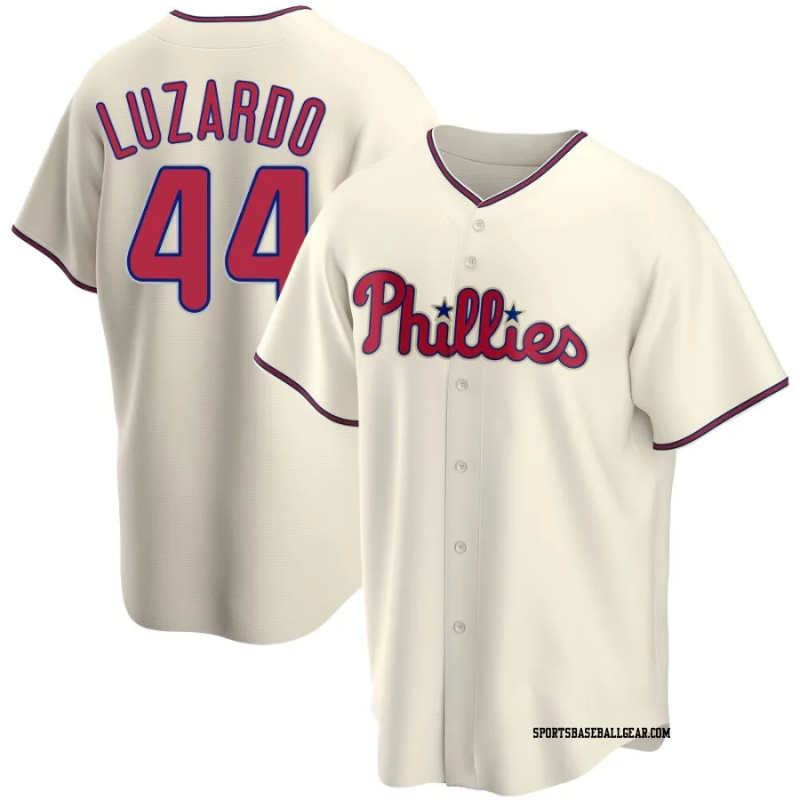 Jesus Luzardo Men's Philadelphia Phillies Cream Replica Alternate Jersey