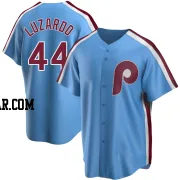 Jesus Luzardo Men's Philadelphia Phillies Light Blue Replica Road Cooperstown Collection Jersey