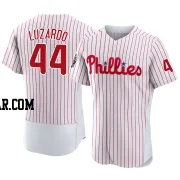 Jesus Luzardo Men's Philadelphia Phillies White Authentic 2022 World Series Home Jersey