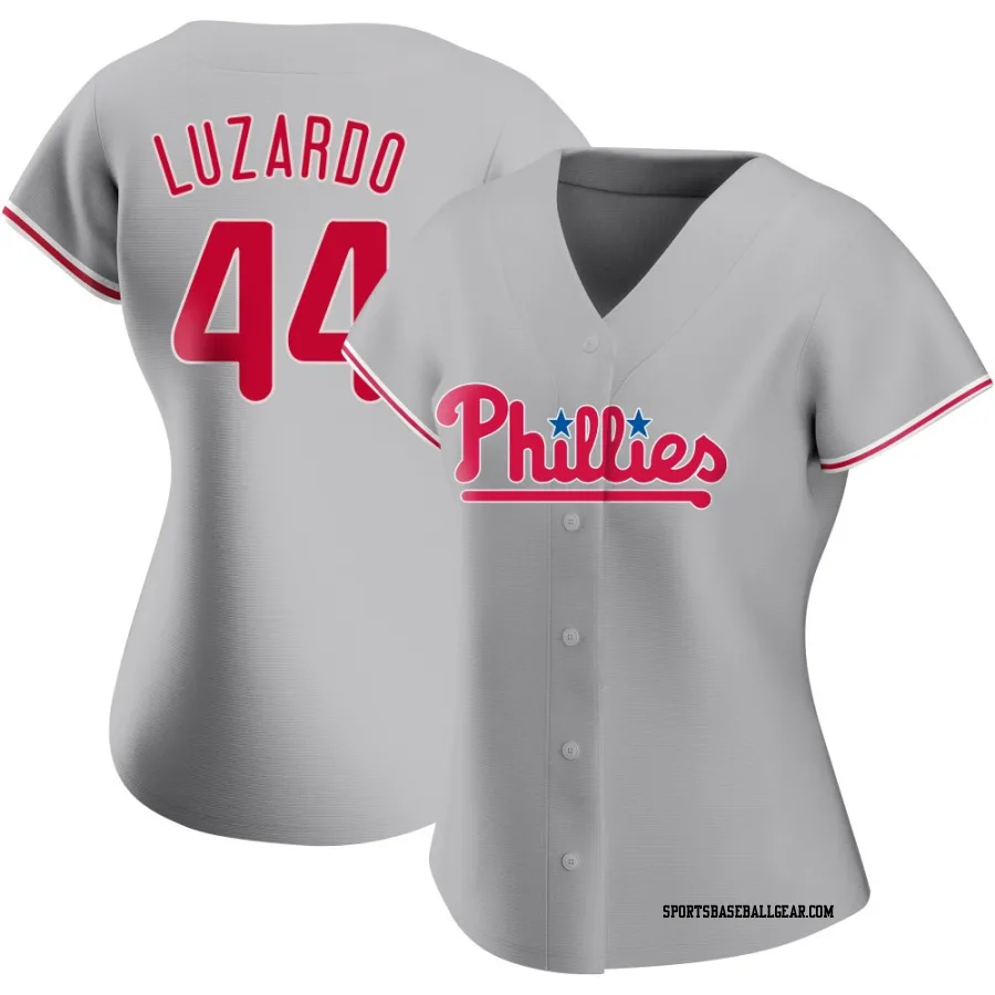 Jesus Luzardo Women's Philadelphia Phillies Gray Authentic Road Jersey