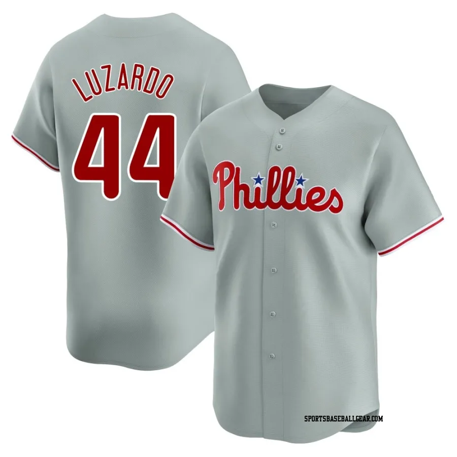 Jesus Luzardo Youth Philadelphia Phillies Gray Limited Away Jersey